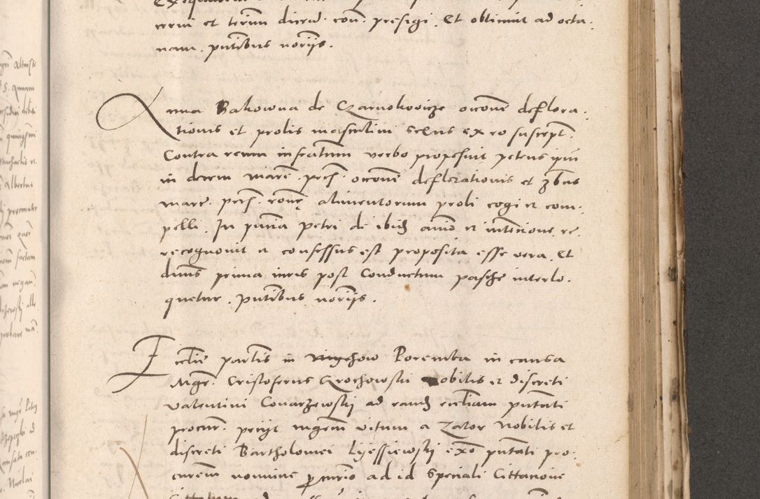 Zdjęcie nr 703 dla obiektu archiwalnego: Acta actorum causarum, sententiarum tam diffinitivarum quam interloquutoriarum, decretorum, obligationum, quietationum et constitutionum procuratorum coram reverendo domino Stanislao Schlomovski praeposito Calissiensi, archidiacono Sandecensi, canonico vicarioque in spiritualibus generali Cracocoviensi ad annum Domini millesimum quingentesimum quinquagesimum sextum, cuius indicatio quatuor decima, pontificatus sanctissimi in Christo patris domini Pauli divina providencia pape quarti anno ipsius