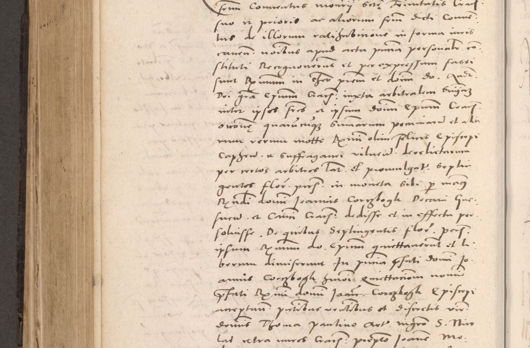 Zdjęcie nr 698 dla obiektu archiwalnego: Acta actorum causarum, sententiarum tam diffinitivarum quam interloquutoriarum, decretorum, obligationum, quietationum et constitutionum procuratorum coram reverendo domino Stanislao Schlomovski praeposito Calissiensi, archidiacono Sandecensi, canonico vicarioque in spiritualibus generali Cracocoviensi ad annum Domini millesimum quingentesimum quinquagesimum sextum, cuius indicatio quatuor decima, pontificatus sanctissimi in Christo patris domini Pauli divina providencia pape quarti anno ipsius