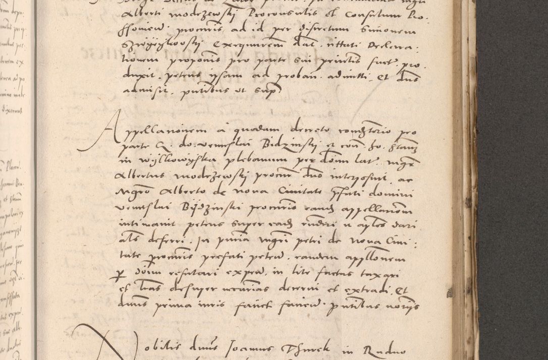 Zdjęcie nr 693 dla obiektu archiwalnego: Acta actorum causarum, sententiarum tam diffinitivarum quam interloquutoriarum, decretorum, obligationum, quietationum et constitutionum procuratorum coram reverendo domino Stanislao Schlomovski praeposito Calissiensi, archidiacono Sandecensi, canonico vicarioque in spiritualibus generali Cracocoviensi ad annum Domini millesimum quingentesimum quinquagesimum sextum, cuius indicatio quatuor decima, pontificatus sanctissimi in Christo patris domini Pauli divina providencia pape quarti anno ipsius