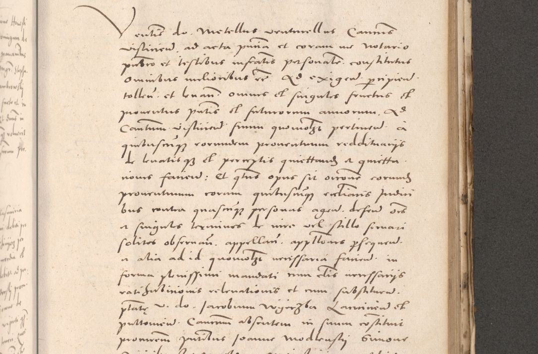 Zdjęcie nr 685 dla obiektu archiwalnego: Acta actorum causarum, sententiarum tam diffinitivarum quam interloquutoriarum, decretorum, obligationum, quietationum et constitutionum procuratorum coram reverendo domino Stanislao Schlomovski praeposito Calissiensi, archidiacono Sandecensi, canonico vicarioque in spiritualibus generali Cracocoviensi ad annum Domini millesimum quingentesimum quinquagesimum sextum, cuius indicatio quatuor decima, pontificatus sanctissimi in Christo patris domini Pauli divina providencia pape quarti anno ipsius