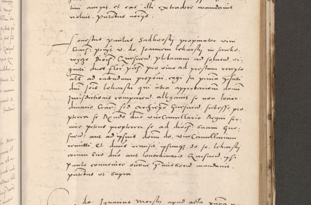 Zdjęcie nr 675 dla obiektu archiwalnego: Acta actorum causarum, sententiarum tam diffinitivarum quam interloquutoriarum, decretorum, obligationum, quietationum et constitutionum procuratorum coram reverendo domino Stanislao Schlomovski praeposito Calissiensi, archidiacono Sandecensi, canonico vicarioque in spiritualibus generali Cracocoviensi ad annum Domini millesimum quingentesimum quinquagesimum sextum, cuius indicatio quatuor decima, pontificatus sanctissimi in Christo patris domini Pauli divina providencia pape quarti anno ipsius
