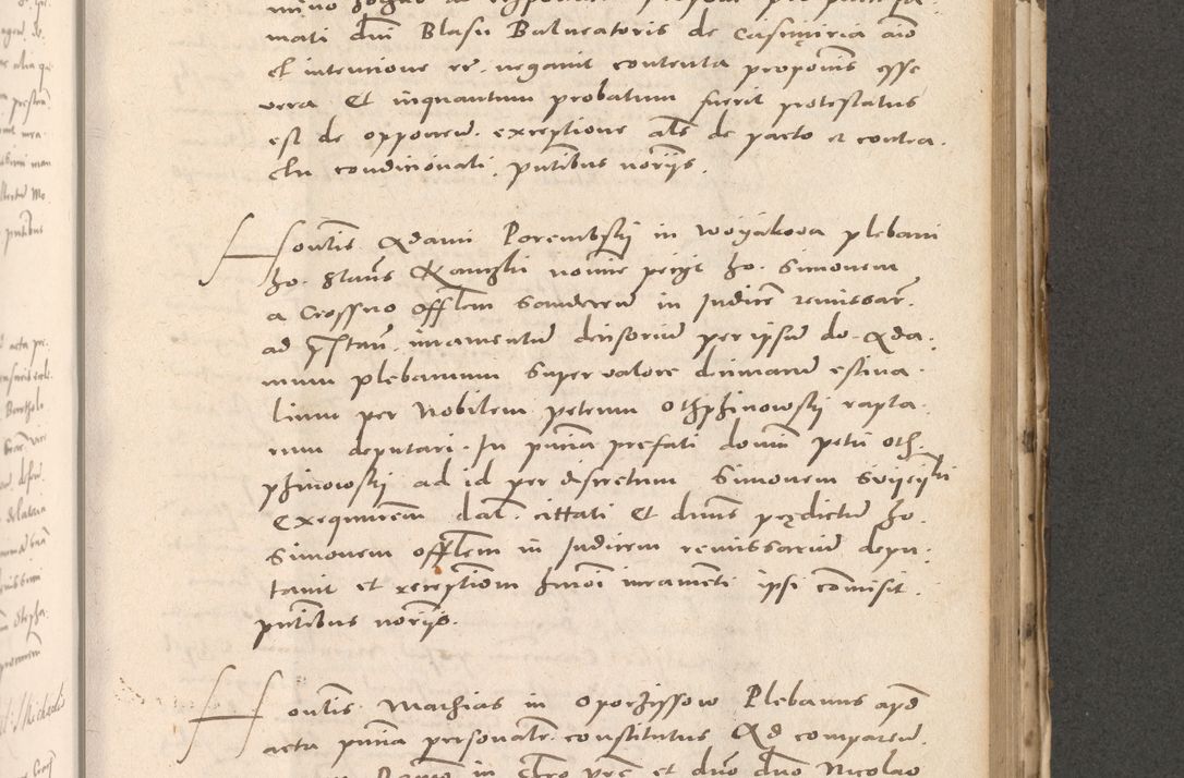 Zdjęcie nr 677 dla obiektu archiwalnego: Acta actorum causarum, sententiarum tam diffinitivarum quam interloquutoriarum, decretorum, obligationum, quietationum et constitutionum procuratorum coram reverendo domino Stanislao Schlomovski praeposito Calissiensi, archidiacono Sandecensi, canonico vicarioque in spiritualibus generali Cracocoviensi ad annum Domini millesimum quingentesimum quinquagesimum sextum, cuius indicatio quatuor decima, pontificatus sanctissimi in Christo patris domini Pauli divina providencia pape quarti anno ipsius