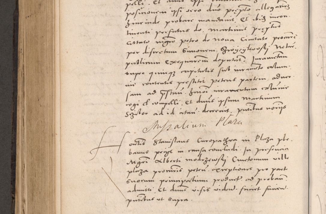 Zdjęcie nr 672 dla obiektu archiwalnego: Acta actorum causarum, sententiarum tam diffinitivarum quam interloquutoriarum, decretorum, obligationum, quietationum et constitutionum procuratorum coram reverendo domino Stanislao Schlomovski praeposito Calissiensi, archidiacono Sandecensi, canonico vicarioque in spiritualibus generali Cracocoviensi ad annum Domini millesimum quingentesimum quinquagesimum sextum, cuius indicatio quatuor decima, pontificatus sanctissimi in Christo patris domini Pauli divina providencia pape quarti anno ipsius