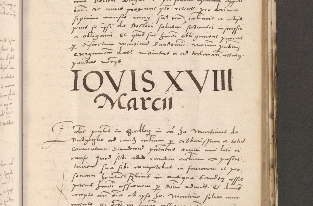 Zdjęcie nr 669 dla obiektu archiwalnego: Acta actorum causarum, sententiarum tam diffinitivarum quam interloquutoriarum, decretorum, obligationum, quietationum et constitutionum procuratorum coram reverendo domino Stanislao Schlomovski praeposito Calissiensi, archidiacono Sandecensi, canonico vicarioque in spiritualibus generali Cracocoviensi ad annum Domini millesimum quingentesimum quinquagesimum sextum, cuius indicatio quatuor decima, pontificatus sanctissimi in Christo patris domini Pauli divina providencia pape quarti anno ipsius