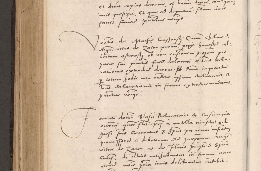 Zdjęcie nr 664 dla obiektu archiwalnego: Acta actorum causarum, sententiarum tam diffinitivarum quam interloquutoriarum, decretorum, obligationum, quietationum et constitutionum procuratorum coram reverendo domino Stanislao Schlomovski praeposito Calissiensi, archidiacono Sandecensi, canonico vicarioque in spiritualibus generali Cracocoviensi ad annum Domini millesimum quingentesimum quinquagesimum sextum, cuius indicatio quatuor decima, pontificatus sanctissimi in Christo patris domini Pauli divina providencia pape quarti anno ipsius