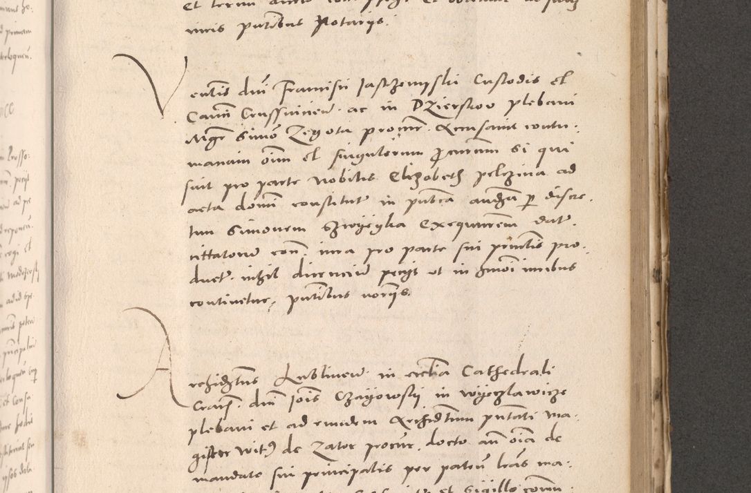 Zdjęcie nr 657 dla obiektu archiwalnego: Acta actorum causarum, sententiarum tam diffinitivarum quam interloquutoriarum, decretorum, obligationum, quietationum et constitutionum procuratorum coram reverendo domino Stanislao Schlomovski praeposito Calissiensi, archidiacono Sandecensi, canonico vicarioque in spiritualibus generali Cracocoviensi ad annum Domini millesimum quingentesimum quinquagesimum sextum, cuius indicatio quatuor decima, pontificatus sanctissimi in Christo patris domini Pauli divina providencia pape quarti anno ipsius