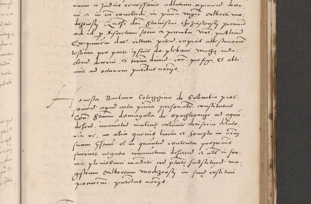 Zdjęcie nr 661 dla obiektu archiwalnego: Acta actorum causarum, sententiarum tam diffinitivarum quam interloquutoriarum, decretorum, obligationum, quietationum et constitutionum procuratorum coram reverendo domino Stanislao Schlomovski praeposito Calissiensi, archidiacono Sandecensi, canonico vicarioque in spiritualibus generali Cracocoviensi ad annum Domini millesimum quingentesimum quinquagesimum sextum, cuius indicatio quatuor decima, pontificatus sanctissimi in Christo patris domini Pauli divina providencia pape quarti anno ipsius