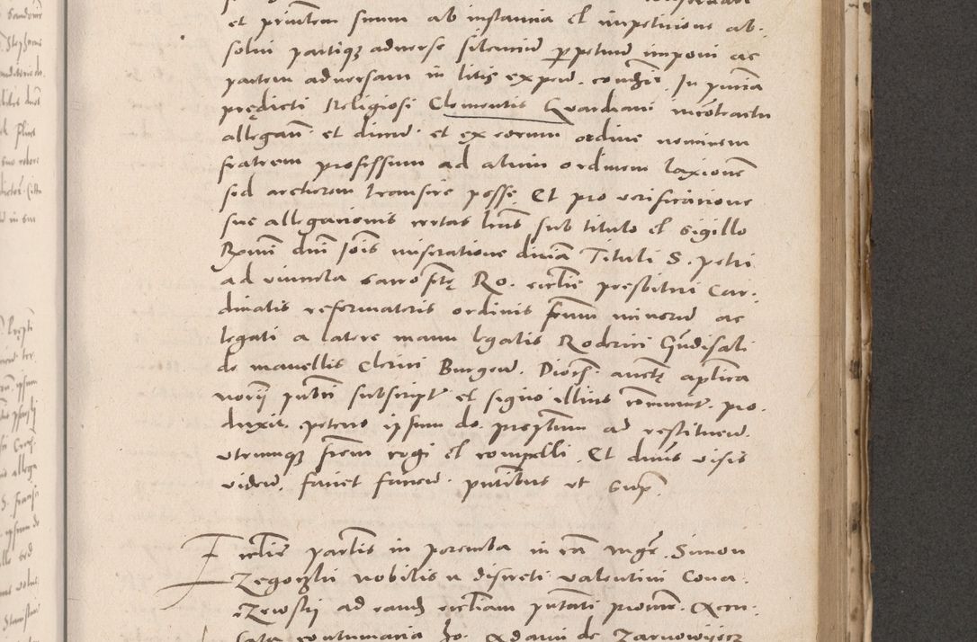 Zdjęcie nr 653 dla obiektu archiwalnego: Acta actorum causarum, sententiarum tam diffinitivarum quam interloquutoriarum, decretorum, obligationum, quietationum et constitutionum procuratorum coram reverendo domino Stanislao Schlomovski praeposito Calissiensi, archidiacono Sandecensi, canonico vicarioque in spiritualibus generali Cracocoviensi ad annum Domini millesimum quingentesimum quinquagesimum sextum, cuius indicatio quatuor decima, pontificatus sanctissimi in Christo patris domini Pauli divina providencia pape quarti anno ipsius