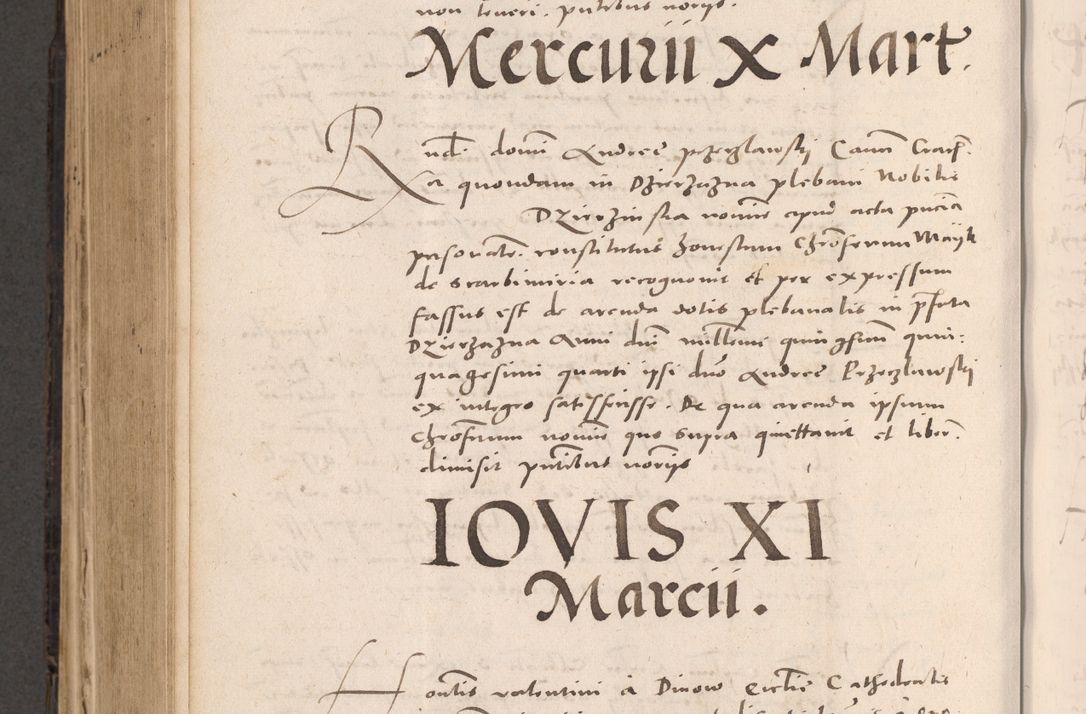 Zdjęcie nr 648 dla obiektu archiwalnego: Acta actorum causarum, sententiarum tam diffinitivarum quam interloquutoriarum, decretorum, obligationum, quietationum et constitutionum procuratorum coram reverendo domino Stanislao Schlomovski praeposito Calissiensi, archidiacono Sandecensi, canonico vicarioque in spiritualibus generali Cracocoviensi ad annum Domini millesimum quingentesimum quinquagesimum sextum, cuius indicatio quatuor decima, pontificatus sanctissimi in Christo patris domini Pauli divina providencia pape quarti anno ipsius