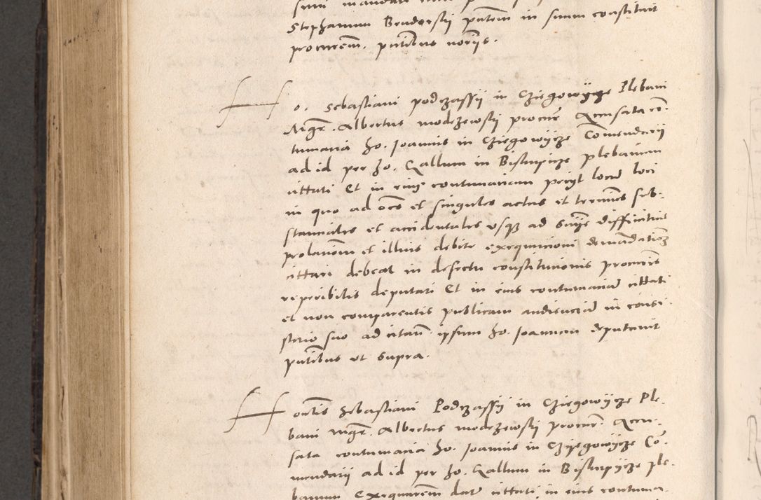 Zdjęcie nr 644 dla obiektu archiwalnego: Acta actorum causarum, sententiarum tam diffinitivarum quam interloquutoriarum, decretorum, obligationum, quietationum et constitutionum procuratorum coram reverendo domino Stanislao Schlomovski praeposito Calissiensi, archidiacono Sandecensi, canonico vicarioque in spiritualibus generali Cracocoviensi ad annum Domini millesimum quingentesimum quinquagesimum sextum, cuius indicatio quatuor decima, pontificatus sanctissimi in Christo patris domini Pauli divina providencia pape quarti anno ipsius