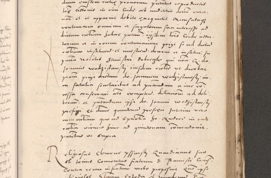 Zdjęcie nr 645 dla obiektu archiwalnego: Acta actorum causarum, sententiarum tam diffinitivarum quam interloquutoriarum, decretorum, obligationum, quietationum et constitutionum procuratorum coram reverendo domino Stanislao Schlomovski praeposito Calissiensi, archidiacono Sandecensi, canonico vicarioque in spiritualibus generali Cracocoviensi ad annum Domini millesimum quingentesimum quinquagesimum sextum, cuius indicatio quatuor decima, pontificatus sanctissimi in Christo patris domini Pauli divina providencia pape quarti anno ipsius