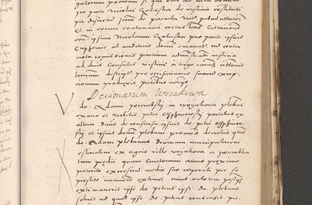 Zdjęcie nr 641 dla obiektu archiwalnego: Acta actorum causarum, sententiarum tam diffinitivarum quam interloquutoriarum, decretorum, obligationum, quietationum et constitutionum procuratorum coram reverendo domino Stanislao Schlomovski praeposito Calissiensi, archidiacono Sandecensi, canonico vicarioque in spiritualibus generali Cracocoviensi ad annum Domini millesimum quingentesimum quinquagesimum sextum, cuius indicatio quatuor decima, pontificatus sanctissimi in Christo patris domini Pauli divina providencia pape quarti anno ipsius