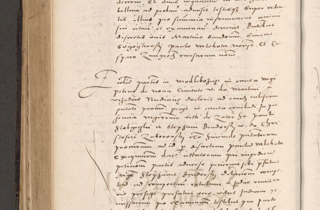 Zdjęcie nr 624 dla obiektu archiwalnego: Acta actorum causarum, sententiarum tam diffinitivarum quam interloquutoriarum, decretorum, obligationum, quietationum et constitutionum procuratorum coram reverendo domino Stanislao Schlomovski praeposito Calissiensi, archidiacono Sandecensi, canonico vicarioque in spiritualibus generali Cracocoviensi ad annum Domini millesimum quingentesimum quinquagesimum sextum, cuius indicatio quatuor decima, pontificatus sanctissimi in Christo patris domini Pauli divina providencia pape quarti anno ipsius