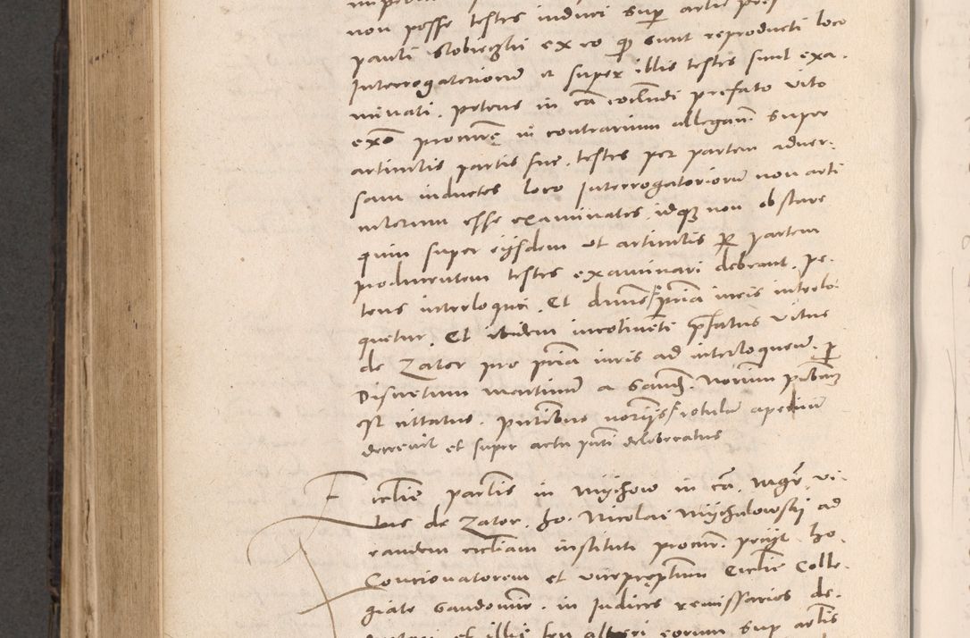 Zdjęcie nr 620 dla obiektu archiwalnego: Acta actorum causarum, sententiarum tam diffinitivarum quam interloquutoriarum, decretorum, obligationum, quietationum et constitutionum procuratorum coram reverendo domino Stanislao Schlomovski praeposito Calissiensi, archidiacono Sandecensi, canonico vicarioque in spiritualibus generali Cracocoviensi ad annum Domini millesimum quingentesimum quinquagesimum sextum, cuius indicatio quatuor decima, pontificatus sanctissimi in Christo patris domini Pauli divina providencia pape quarti anno ipsius