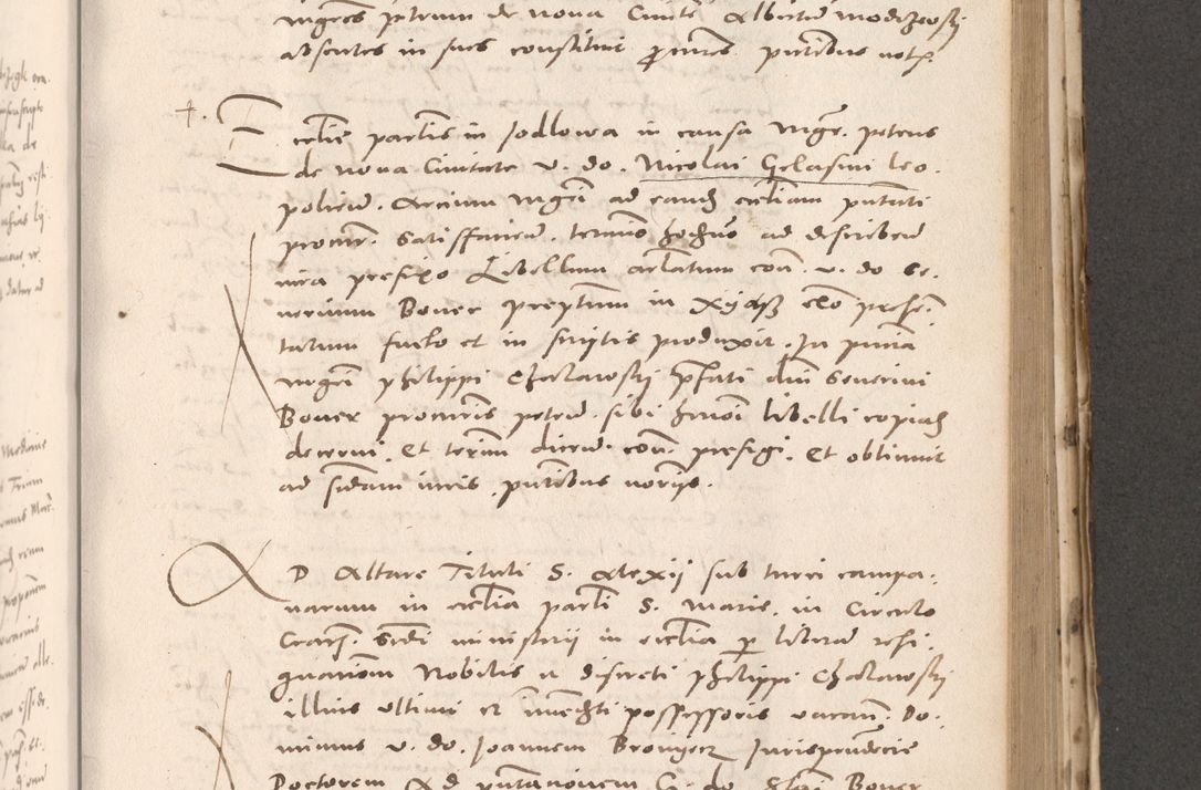Zdjęcie nr 617 dla obiektu archiwalnego: Acta actorum causarum, sententiarum tam diffinitivarum quam interloquutoriarum, decretorum, obligationum, quietationum et constitutionum procuratorum coram reverendo domino Stanislao Schlomovski praeposito Calissiensi, archidiacono Sandecensi, canonico vicarioque in spiritualibus generali Cracocoviensi ad annum Domini millesimum quingentesimum quinquagesimum sextum, cuius indicatio quatuor decima, pontificatus sanctissimi in Christo patris domini Pauli divina providencia pape quarti anno ipsius