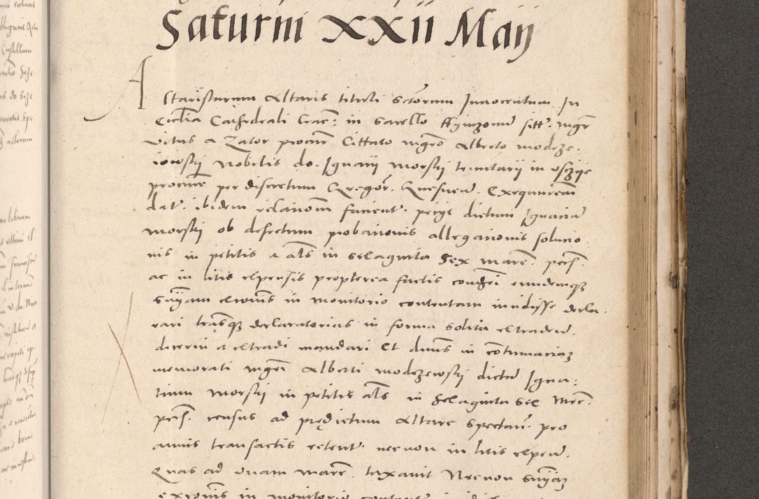 Zdjęcie nr 813 dla obiektu archiwalnego: Acta actorum causarum, sententiarum tam diffinitivarum quam interloquutoriarum, decretorum, obligationum, quietationum et constitutionum procuratorum coram reverendo domino Stanislao Schlomovski praeposito Calissiensi, archidiacono Sandecensi, canonico vicarioque in spiritualibus generali Cracocoviensi ad annum Domini millesimum quingentesimum quinquagesimum sextum, cuius indicatio quatuor decima, pontificatus sanctissimi in Christo patris domini Pauli divina providencia pape quarti anno ipsius