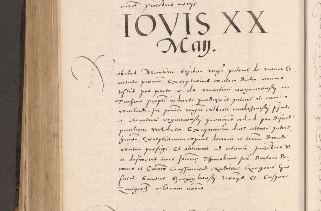 Zdjęcie nr 810 dla obiektu archiwalnego: Acta actorum causarum, sententiarum tam diffinitivarum quam interloquutoriarum, decretorum, obligationum, quietationum et constitutionum procuratorum coram reverendo domino Stanislao Schlomovski praeposito Calissiensi, archidiacono Sandecensi, canonico vicarioque in spiritualibus generali Cracocoviensi ad annum Domini millesimum quingentesimum quinquagesimum sextum, cuius indicatio quatuor decima, pontificatus sanctissimi in Christo patris domini Pauli divina providencia pape quarti anno ipsius