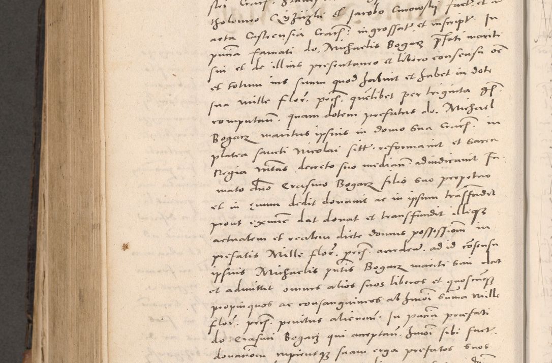 Zdjęcie nr 806 dla obiektu archiwalnego: Acta actorum causarum, sententiarum tam diffinitivarum quam interloquutoriarum, decretorum, obligationum, quietationum et constitutionum procuratorum coram reverendo domino Stanislao Schlomovski praeposito Calissiensi, archidiacono Sandecensi, canonico vicarioque in spiritualibus generali Cracocoviensi ad annum Domini millesimum quingentesimum quinquagesimum sextum, cuius indicatio quatuor decima, pontificatus sanctissimi in Christo patris domini Pauli divina providencia pape quarti anno ipsius