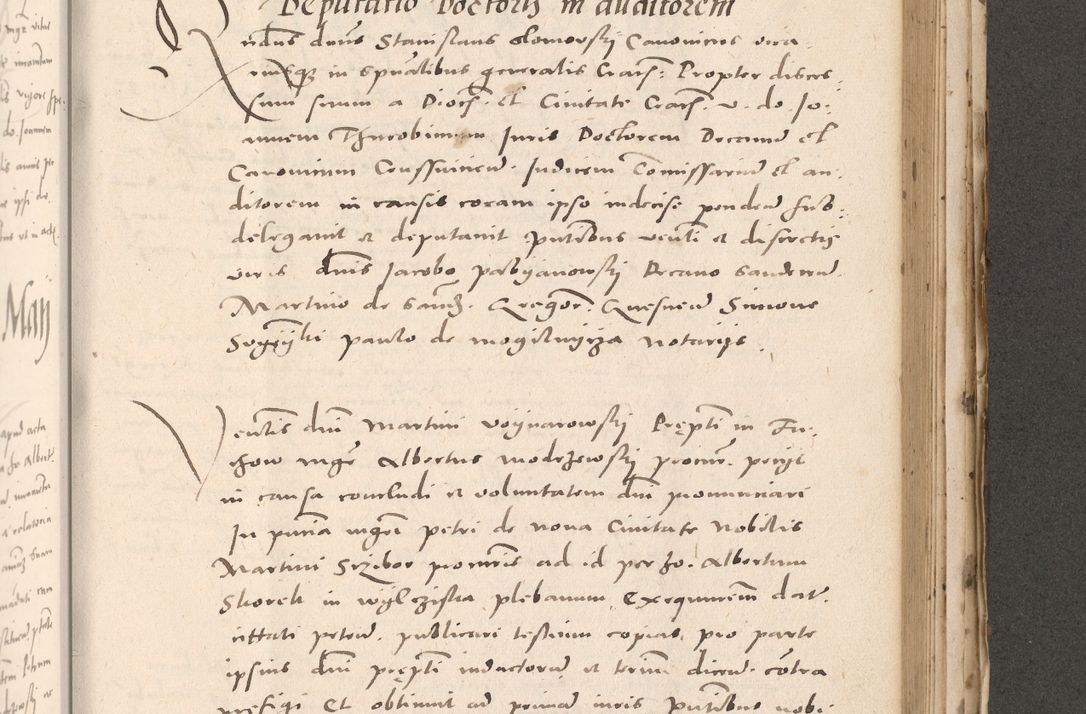 Zdjęcie nr 803 dla obiektu archiwalnego: Acta actorum causarum, sententiarum tam diffinitivarum quam interloquutoriarum, decretorum, obligationum, quietationum et constitutionum procuratorum coram reverendo domino Stanislao Schlomovski praeposito Calissiensi, archidiacono Sandecensi, canonico vicarioque in spiritualibus generali Cracocoviensi ad annum Domini millesimum quingentesimum quinquagesimum sextum, cuius indicatio quatuor decima, pontificatus sanctissimi in Christo patris domini Pauli divina providencia pape quarti anno ipsius