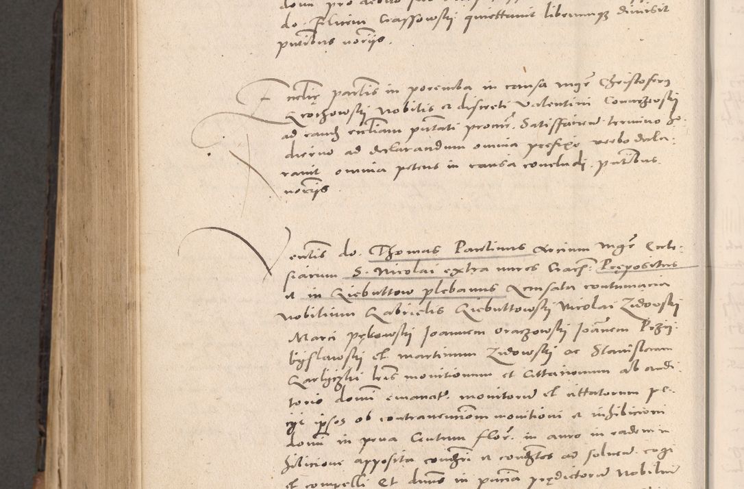 Zdjęcie nr 800 dla obiektu archiwalnego: Acta actorum causarum, sententiarum tam diffinitivarum quam interloquutoriarum, decretorum, obligationum, quietationum et constitutionum procuratorum coram reverendo domino Stanislao Schlomovski praeposito Calissiensi, archidiacono Sandecensi, canonico vicarioque in spiritualibus generali Cracocoviensi ad annum Domini millesimum quingentesimum quinquagesimum sextum, cuius indicatio quatuor decima, pontificatus sanctissimi in Christo patris domini Pauli divina providencia pape quarti anno ipsius