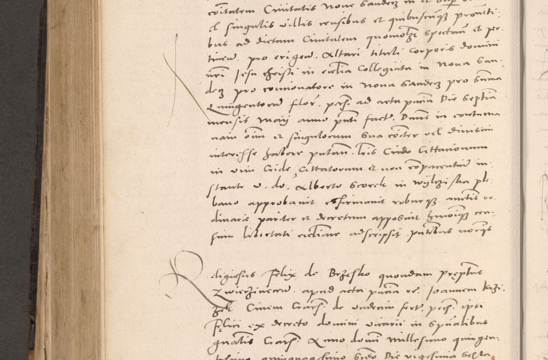 Zdjęcie nr 798 dla obiektu archiwalnego: Acta actorum causarum, sententiarum tam diffinitivarum quam interloquutoriarum, decretorum, obligationum, quietationum et constitutionum procuratorum coram reverendo domino Stanislao Schlomovski praeposito Calissiensi, archidiacono Sandecensi, canonico vicarioque in spiritualibus generali Cracocoviensi ad annum Domini millesimum quingentesimum quinquagesimum sextum, cuius indicatio quatuor decima, pontificatus sanctissimi in Christo patris domini Pauli divina providencia pape quarti anno ipsius