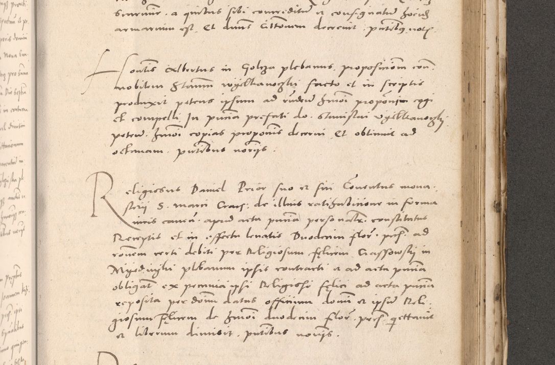 Zdjęcie nr 799 dla obiektu archiwalnego: Acta actorum causarum, sententiarum tam diffinitivarum quam interloquutoriarum, decretorum, obligationum, quietationum et constitutionum procuratorum coram reverendo domino Stanislao Schlomovski praeposito Calissiensi, archidiacono Sandecensi, canonico vicarioque in spiritualibus generali Cracocoviensi ad annum Domini millesimum quingentesimum quinquagesimum sextum, cuius indicatio quatuor decima, pontificatus sanctissimi in Christo patris domini Pauli divina providencia pape quarti anno ipsius