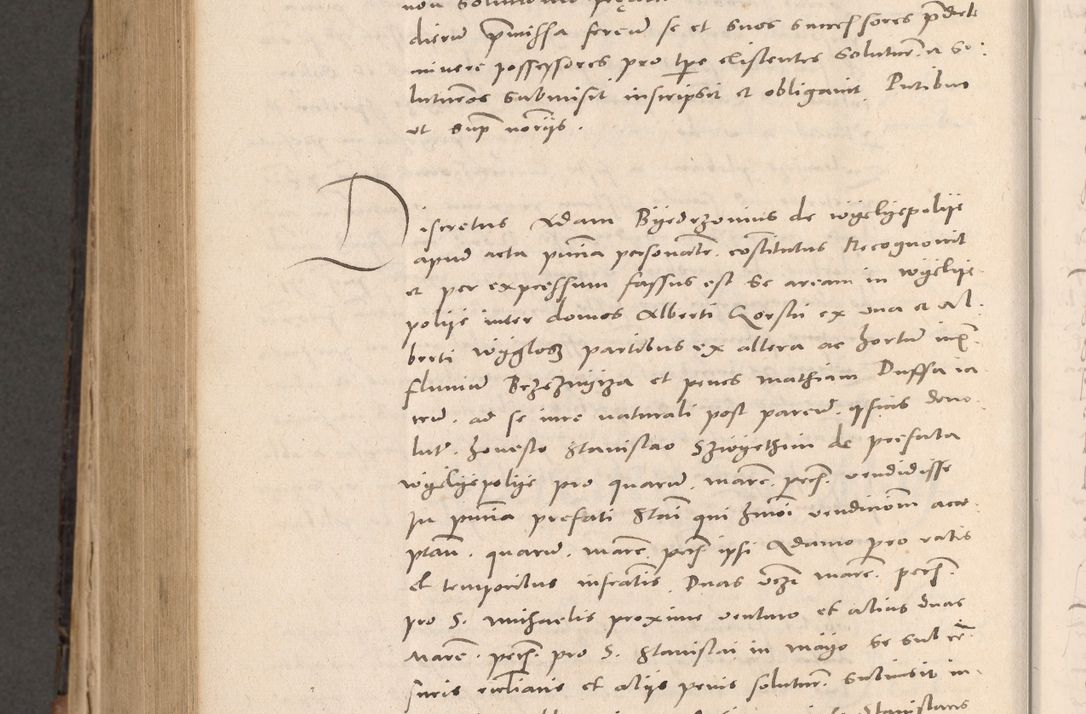 Zdjęcie nr 794 dla obiektu archiwalnego: Acta actorum causarum, sententiarum tam diffinitivarum quam interloquutoriarum, decretorum, obligationum, quietationum et constitutionum procuratorum coram reverendo domino Stanislao Schlomovski praeposito Calissiensi, archidiacono Sandecensi, canonico vicarioque in spiritualibus generali Cracocoviensi ad annum Domini millesimum quingentesimum quinquagesimum sextum, cuius indicatio quatuor decima, pontificatus sanctissimi in Christo patris domini Pauli divina providencia pape quarti anno ipsius