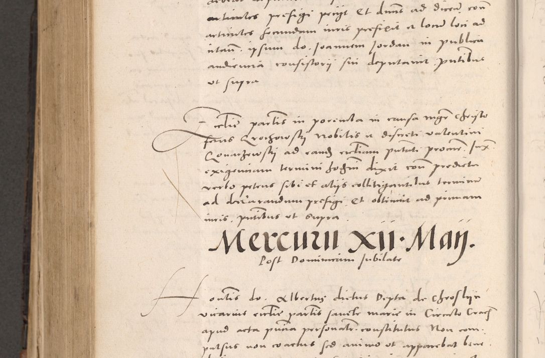 Zdjęcie nr 792 dla obiektu archiwalnego: Acta actorum causarum, sententiarum tam diffinitivarum quam interloquutoriarum, decretorum, obligationum, quietationum et constitutionum procuratorum coram reverendo domino Stanislao Schlomovski praeposito Calissiensi, archidiacono Sandecensi, canonico vicarioque in spiritualibus generali Cracocoviensi ad annum Domini millesimum quingentesimum quinquagesimum sextum, cuius indicatio quatuor decima, pontificatus sanctissimi in Christo patris domini Pauli divina providencia pape quarti anno ipsius