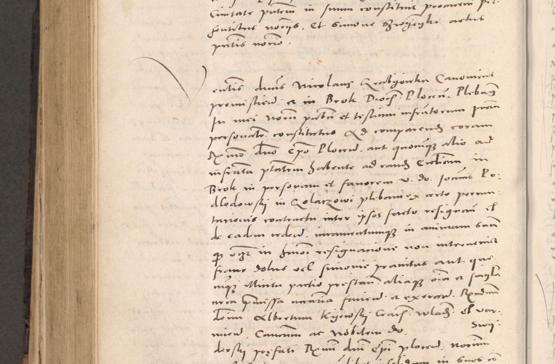 Zdjęcie nr 784 dla obiektu archiwalnego: Acta actorum causarum, sententiarum tam diffinitivarum quam interloquutoriarum, decretorum, obligationum, quietationum et constitutionum procuratorum coram reverendo domino Stanislao Schlomovski praeposito Calissiensi, archidiacono Sandecensi, canonico vicarioque in spiritualibus generali Cracocoviensi ad annum Domini millesimum quingentesimum quinquagesimum sextum, cuius indicatio quatuor decima, pontificatus sanctissimi in Christo patris domini Pauli divina providencia pape quarti anno ipsius