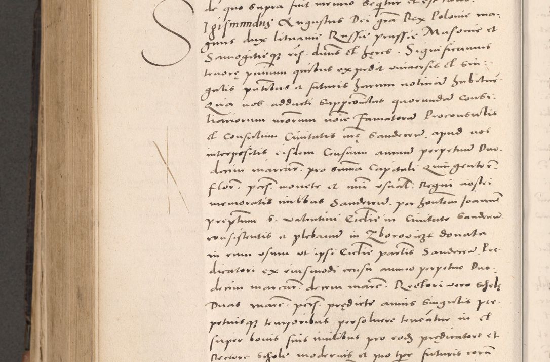 Zdjęcie nr 780 dla obiektu archiwalnego: Acta actorum causarum, sententiarum tam diffinitivarum quam interloquutoriarum, decretorum, obligationum, quietationum et constitutionum procuratorum coram reverendo domino Stanislao Schlomovski praeposito Calissiensi, archidiacono Sandecensi, canonico vicarioque in spiritualibus generali Cracocoviensi ad annum Domini millesimum quingentesimum quinquagesimum sextum, cuius indicatio quatuor decima, pontificatus sanctissimi in Christo patris domini Pauli divina providencia pape quarti anno ipsius