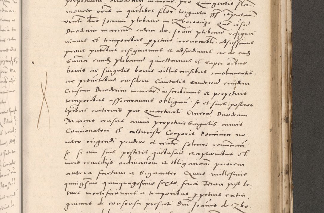 Zdjęcie nr 779 dla obiektu archiwalnego: Acta actorum causarum, sententiarum tam diffinitivarum quam interloquutoriarum, decretorum, obligationum, quietationum et constitutionum procuratorum coram reverendo domino Stanislao Schlomovski praeposito Calissiensi, archidiacono Sandecensi, canonico vicarioque in spiritualibus generali Cracocoviensi ad annum Domini millesimum quingentesimum quinquagesimum sextum, cuius indicatio quatuor decima, pontificatus sanctissimi in Christo patris domini Pauli divina providencia pape quarti anno ipsius
