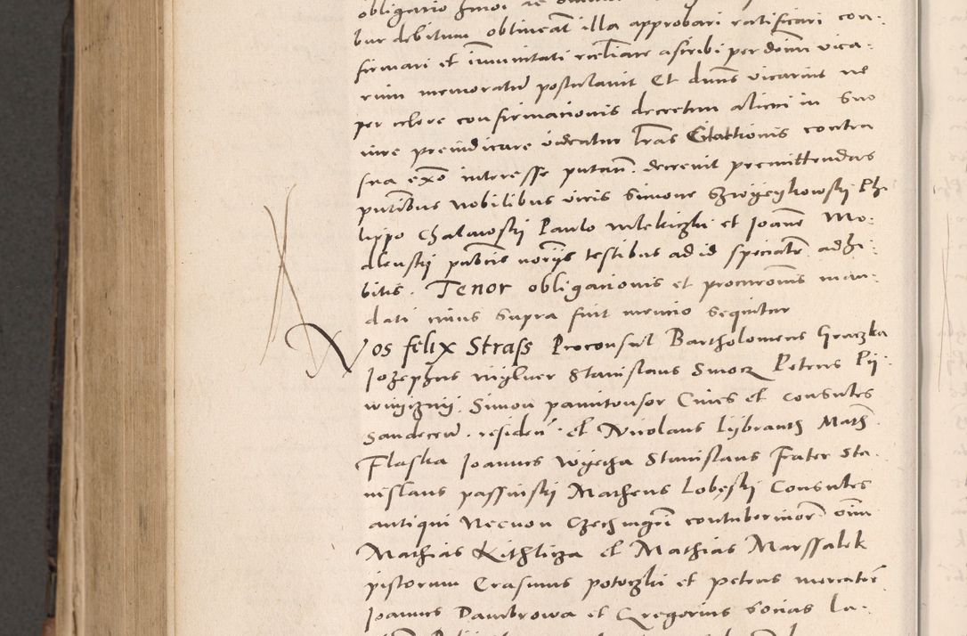 Zdjęcie nr 778 dla obiektu archiwalnego: Acta actorum causarum, sententiarum tam diffinitivarum quam interloquutoriarum, decretorum, obligationum, quietationum et constitutionum procuratorum coram reverendo domino Stanislao Schlomovski praeposito Calissiensi, archidiacono Sandecensi, canonico vicarioque in spiritualibus generali Cracocoviensi ad annum Domini millesimum quingentesimum quinquagesimum sextum, cuius indicatio quatuor decima, pontificatus sanctissimi in Christo patris domini Pauli divina providencia pape quarti anno ipsius