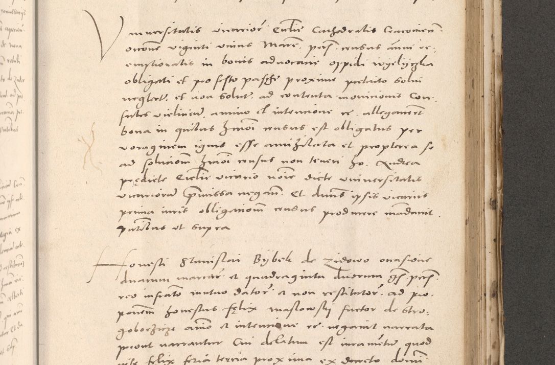 Zdjęcie nr 771 dla obiektu archiwalnego: Acta actorum causarum, sententiarum tam diffinitivarum quam interloquutoriarum, decretorum, obligationum, quietationum et constitutionum procuratorum coram reverendo domino Stanislao Schlomovski praeposito Calissiensi, archidiacono Sandecensi, canonico vicarioque in spiritualibus generali Cracocoviensi ad annum Domini millesimum quingentesimum quinquagesimum sextum, cuius indicatio quatuor decima, pontificatus sanctissimi in Christo patris domini Pauli divina providencia pape quarti anno ipsius