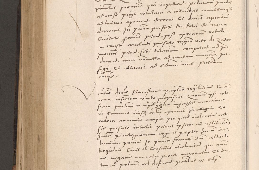 Zdjęcie nr 770 dla obiektu archiwalnego: Acta actorum causarum, sententiarum tam diffinitivarum quam interloquutoriarum, decretorum, obligationum, quietationum et constitutionum procuratorum coram reverendo domino Stanislao Schlomovski praeposito Calissiensi, archidiacono Sandecensi, canonico vicarioque in spiritualibus generali Cracocoviensi ad annum Domini millesimum quingentesimum quinquagesimum sextum, cuius indicatio quatuor decima, pontificatus sanctissimi in Christo patris domini Pauli divina providencia pape quarti anno ipsius