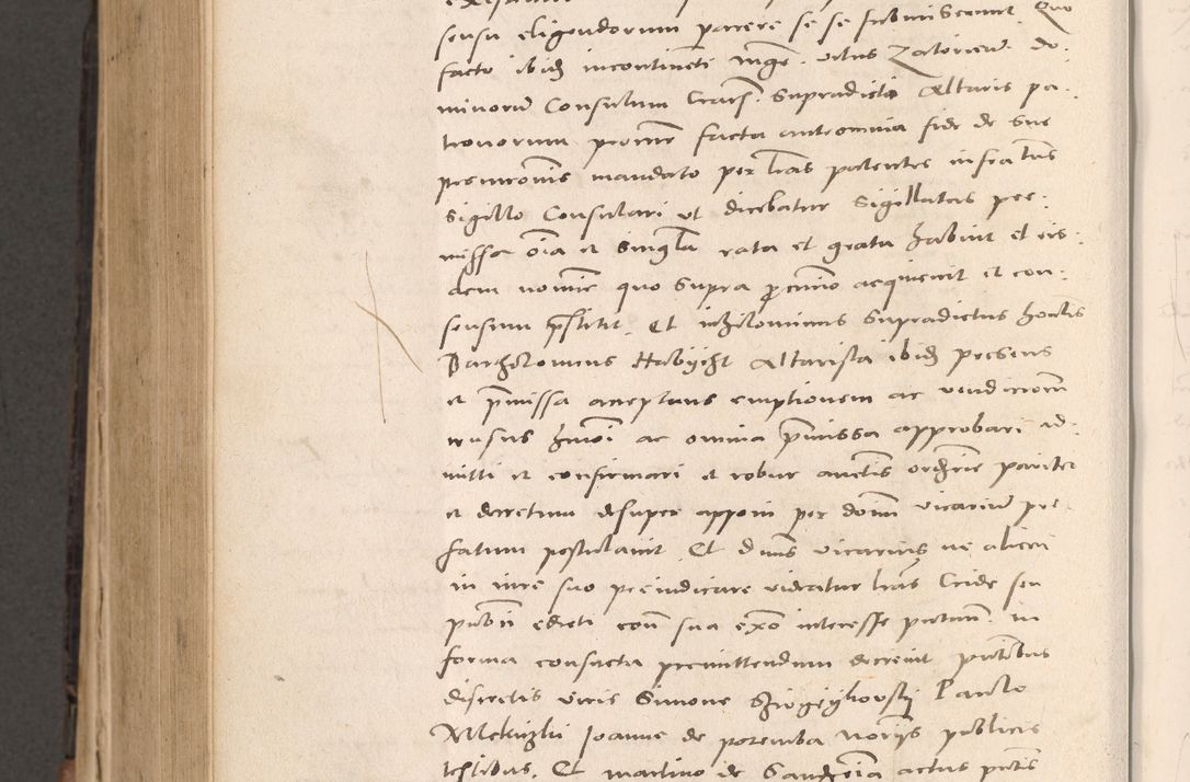 Zdjęcie nr 766 dla obiektu archiwalnego: Acta actorum causarum, sententiarum tam diffinitivarum quam interloquutoriarum, decretorum, obligationum, quietationum et constitutionum procuratorum coram reverendo domino Stanislao Schlomovski praeposito Calissiensi, archidiacono Sandecensi, canonico vicarioque in spiritualibus generali Cracocoviensi ad annum Domini millesimum quingentesimum quinquagesimum sextum, cuius indicatio quatuor decima, pontificatus sanctissimi in Christo patris domini Pauli divina providencia pape quarti anno ipsius