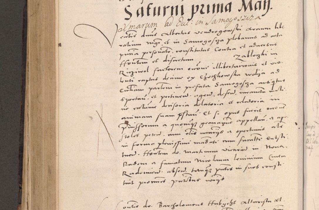 Zdjęcie nr 762 dla obiektu archiwalnego: Acta actorum causarum, sententiarum tam diffinitivarum quam interloquutoriarum, decretorum, obligationum, quietationum et constitutionum procuratorum coram reverendo domino Stanislao Schlomovski praeposito Calissiensi, archidiacono Sandecensi, canonico vicarioque in spiritualibus generali Cracocoviensi ad annum Domini millesimum quingentesimum quinquagesimum sextum, cuius indicatio quatuor decima, pontificatus sanctissimi in Christo patris domini Pauli divina providencia pape quarti anno ipsius