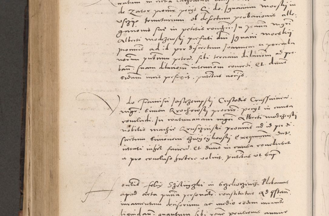 Zdjęcie nr 760 dla obiektu archiwalnego: Acta actorum causarum, sententiarum tam diffinitivarum quam interloquutoriarum, decretorum, obligationum, quietationum et constitutionum procuratorum coram reverendo domino Stanislao Schlomovski praeposito Calissiensi, archidiacono Sandecensi, canonico vicarioque in spiritualibus generali Cracocoviensi ad annum Domini millesimum quingentesimum quinquagesimum sextum, cuius indicatio quatuor decima, pontificatus sanctissimi in Christo patris domini Pauli divina providencia pape quarti anno ipsius