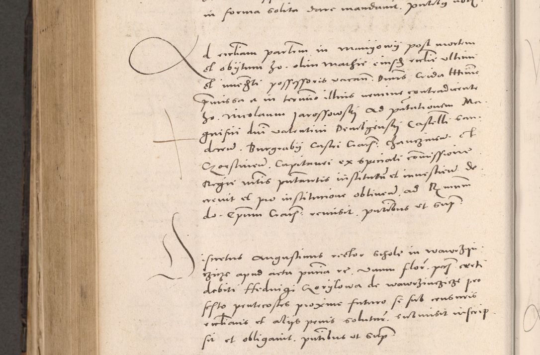 Zdjęcie nr 756 dla obiektu archiwalnego: Acta actorum causarum, sententiarum tam diffinitivarum quam interloquutoriarum, decretorum, obligationum, quietationum et constitutionum procuratorum coram reverendo domino Stanislao Schlomovski praeposito Calissiensi, archidiacono Sandecensi, canonico vicarioque in spiritualibus generali Cracocoviensi ad annum Domini millesimum quingentesimum quinquagesimum sextum, cuius indicatio quatuor decima, pontificatus sanctissimi in Christo patris domini Pauli divina providencia pape quarti anno ipsius