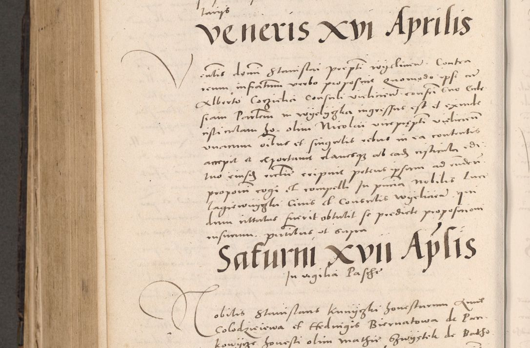 Zdjęcie nr 752 dla obiektu archiwalnego: Acta actorum causarum, sententiarum tam diffinitivarum quam interloquutoriarum, decretorum, obligationum, quietationum et constitutionum procuratorum coram reverendo domino Stanislao Schlomovski praeposito Calissiensi, archidiacono Sandecensi, canonico vicarioque in spiritualibus generali Cracocoviensi ad annum Domini millesimum quingentesimum quinquagesimum sextum, cuius indicatio quatuor decima, pontificatus sanctissimi in Christo patris domini Pauli divina providencia pape quarti anno ipsius