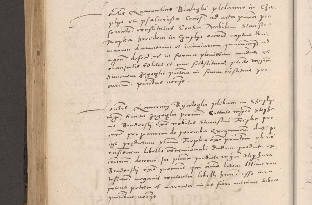 Zdjęcie nr 918 dla obiektu archiwalnego: Acta actorum causarum, sententiarum tam diffinitivarum quam interloquutoriarum, decretorum, obligationum, quietationum et constitutionum procuratorum coram reverendo domino Stanislao Schlomovski praeposito Calissiensi, archidiacono Sandecensi, canonico vicarioque in spiritualibus generali Cracocoviensi ad annum Domini millesimum quingentesimum quinquagesimum sextum, cuius indicatio quatuor decima, pontificatus sanctissimi in Christo patris domini Pauli divina providencia pape quarti anno ipsius