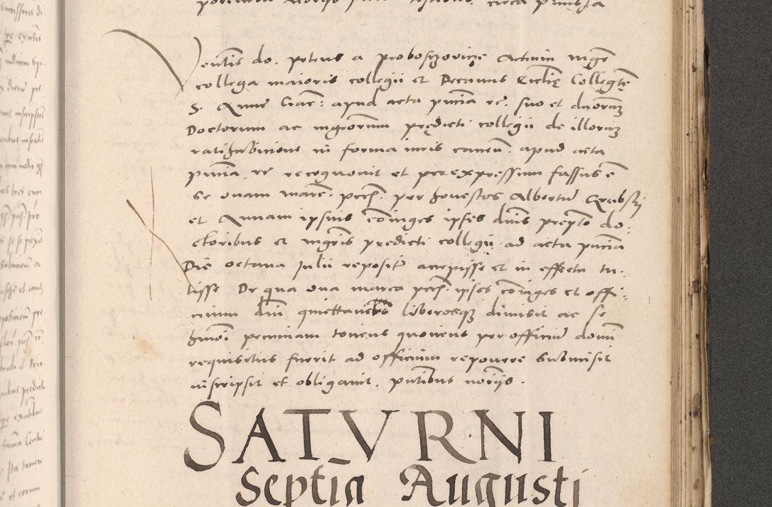 Zdjęcie nr 917 dla obiektu archiwalnego: Acta actorum causarum, sententiarum tam diffinitivarum quam interloquutoriarum, decretorum, obligationum, quietationum et constitutionum procuratorum coram reverendo domino Stanislao Schlomovski praeposito Calissiensi, archidiacono Sandecensi, canonico vicarioque in spiritualibus generali Cracocoviensi ad annum Domini millesimum quingentesimum quinquagesimum sextum, cuius indicatio quatuor decima, pontificatus sanctissimi in Christo patris domini Pauli divina providencia pape quarti anno ipsius