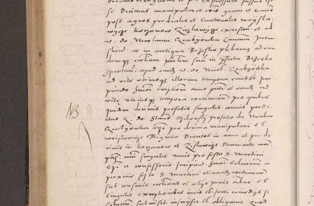 Zdjęcie nr 906 dla obiektu archiwalnego: Acta actorum causarum, sententiarum tam diffinitivarum quam interloquutoriarum, decretorum, obligationum, quietationum et constitutionum procuratorum coram reverendo domino Stanislao Schlomovski praeposito Calissiensi, archidiacono Sandecensi, canonico vicarioque in spiritualibus generali Cracocoviensi ad annum Domini millesimum quingentesimum quinquagesimum sextum, cuius indicatio quatuor decima, pontificatus sanctissimi in Christo patris domini Pauli divina providencia pape quarti anno ipsius