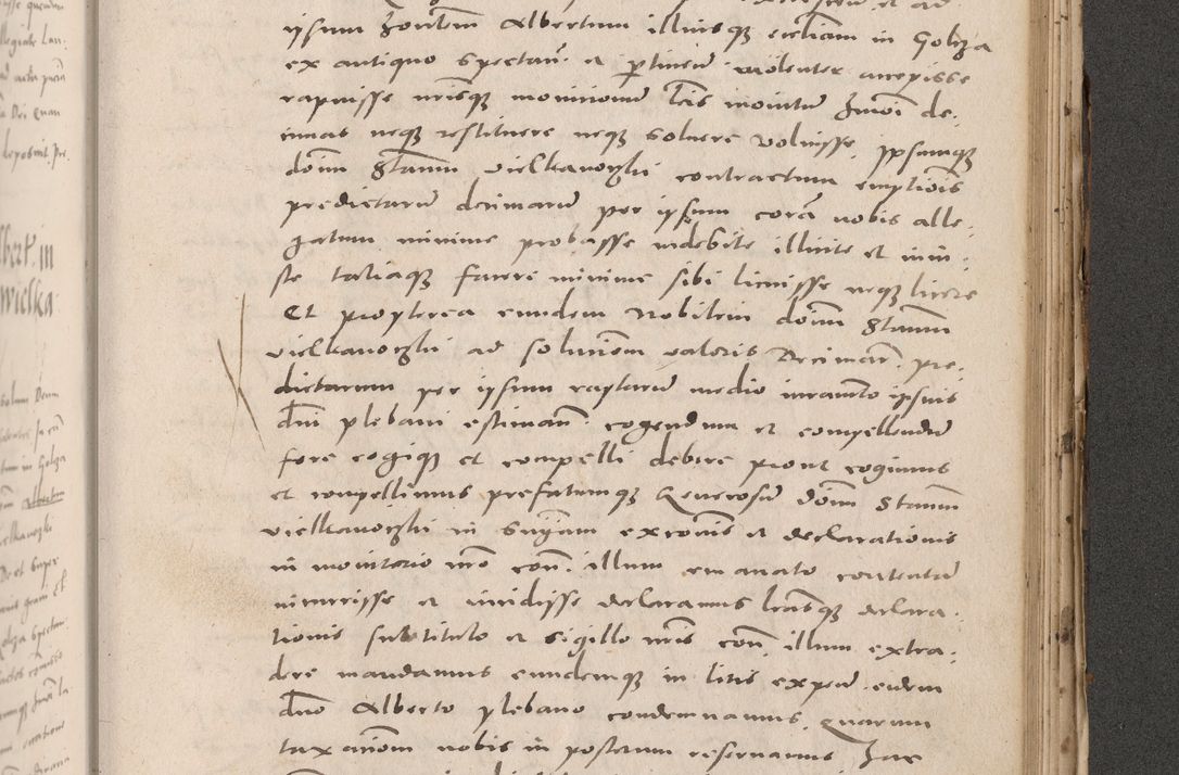Zdjęcie nr 905 dla obiektu archiwalnego: Acta actorum causarum, sententiarum tam diffinitivarum quam interloquutoriarum, decretorum, obligationum, quietationum et constitutionum procuratorum coram reverendo domino Stanislao Schlomovski praeposito Calissiensi, archidiacono Sandecensi, canonico vicarioque in spiritualibus generali Cracocoviensi ad annum Domini millesimum quingentesimum quinquagesimum sextum, cuius indicatio quatuor decima, pontificatus sanctissimi in Christo patris domini Pauli divina providencia pape quarti anno ipsius
