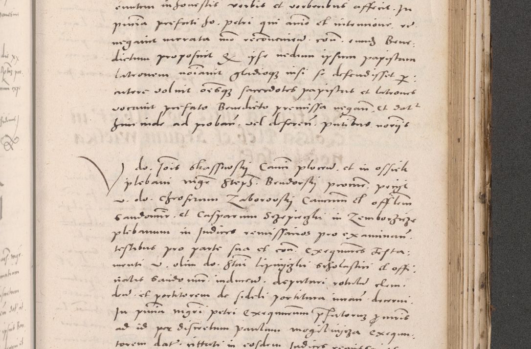 Zdjęcie nr 903 dla obiektu archiwalnego: Acta actorum causarum, sententiarum tam diffinitivarum quam interloquutoriarum, decretorum, obligationum, quietationum et constitutionum procuratorum coram reverendo domino Stanislao Schlomovski praeposito Calissiensi, archidiacono Sandecensi, canonico vicarioque in spiritualibus generali Cracocoviensi ad annum Domini millesimum quingentesimum quinquagesimum sextum, cuius indicatio quatuor decima, pontificatus sanctissimi in Christo patris domini Pauli divina providencia pape quarti anno ipsius