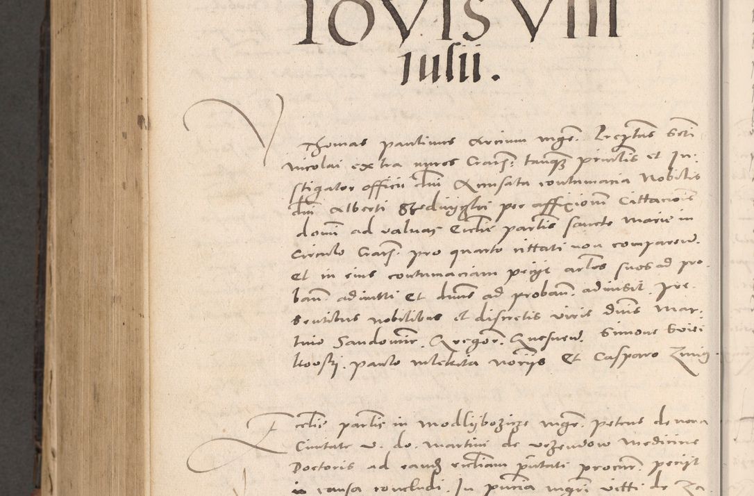 Zdjęcie nr 866 dla obiektu archiwalnego: Acta actorum causarum, sententiarum tam diffinitivarum quam interloquutoriarum, decretorum, obligationum, quietationum et constitutionum procuratorum coram reverendo domino Stanislao Schlomovski praeposito Calissiensi, archidiacono Sandecensi, canonico vicarioque in spiritualibus generali Cracocoviensi ad annum Domini millesimum quingentesimum quinquagesimum sextum, cuius indicatio quatuor decima, pontificatus sanctissimi in Christo patris domini Pauli divina providencia pape quarti anno ipsius