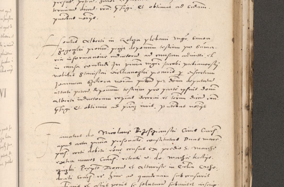 Zdjęcie nr 857 dla obiektu archiwalnego: Acta actorum causarum, sententiarum tam diffinitivarum quam interloquutoriarum, decretorum, obligationum, quietationum et constitutionum procuratorum coram reverendo domino Stanislao Schlomovski praeposito Calissiensi, archidiacono Sandecensi, canonico vicarioque in spiritualibus generali Cracocoviensi ad annum Domini millesimum quingentesimum quinquagesimum sextum, cuius indicatio quatuor decima, pontificatus sanctissimi in Christo patris domini Pauli divina providencia pape quarti anno ipsius