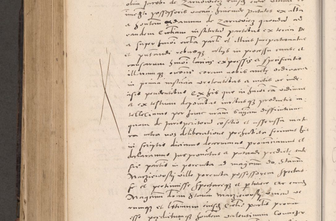 Zdjęcie nr 860 dla obiektu archiwalnego: Acta actorum causarum, sententiarum tam diffinitivarum quam interloquutoriarum, decretorum, obligationum, quietationum et constitutionum procuratorum coram reverendo domino Stanislao Schlomovski praeposito Calissiensi, archidiacono Sandecensi, canonico vicarioque in spiritualibus generali Cracocoviensi ad annum Domini millesimum quingentesimum quinquagesimum sextum, cuius indicatio quatuor decima, pontificatus sanctissimi in Christo patris domini Pauli divina providencia pape quarti anno ipsius