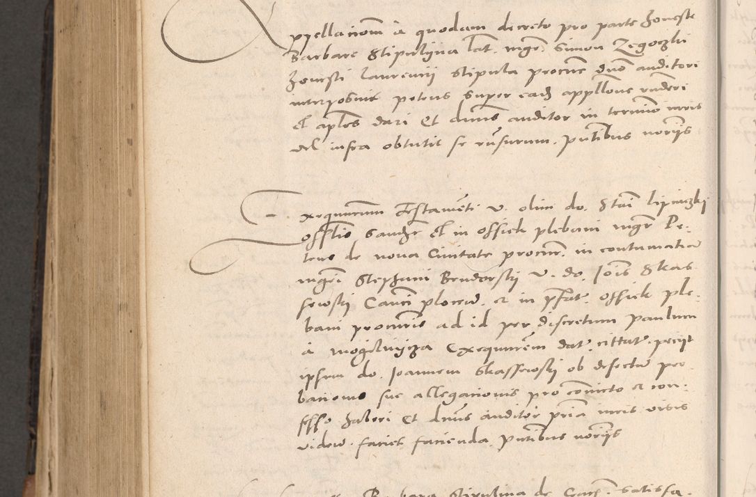 Zdjęcie nr 836 dla obiektu archiwalnego: Acta actorum causarum, sententiarum tam diffinitivarum quam interloquutoriarum, decretorum, obligationum, quietationum et constitutionum procuratorum coram reverendo domino Stanislao Schlomovski praeposito Calissiensi, archidiacono Sandecensi, canonico vicarioque in spiritualibus generali Cracocoviensi ad annum Domini millesimum quingentesimum quinquagesimum sextum, cuius indicatio quatuor decima, pontificatus sanctissimi in Christo patris domini Pauli divina providencia pape quarti anno ipsius