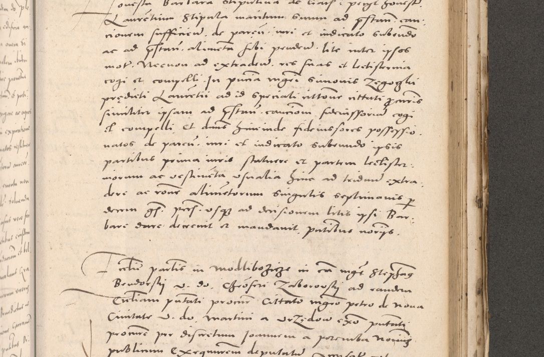 Zdjęcie nr 831 dla obiektu archiwalnego: Acta actorum causarum, sententiarum tam diffinitivarum quam interloquutoriarum, decretorum, obligationum, quietationum et constitutionum procuratorum coram reverendo domino Stanislao Schlomovski praeposito Calissiensi, archidiacono Sandecensi, canonico vicarioque in spiritualibus generali Cracocoviensi ad annum Domini millesimum quingentesimum quinquagesimum sextum, cuius indicatio quatuor decima, pontificatus sanctissimi in Christo patris domini Pauli divina providencia pape quarti anno ipsius
