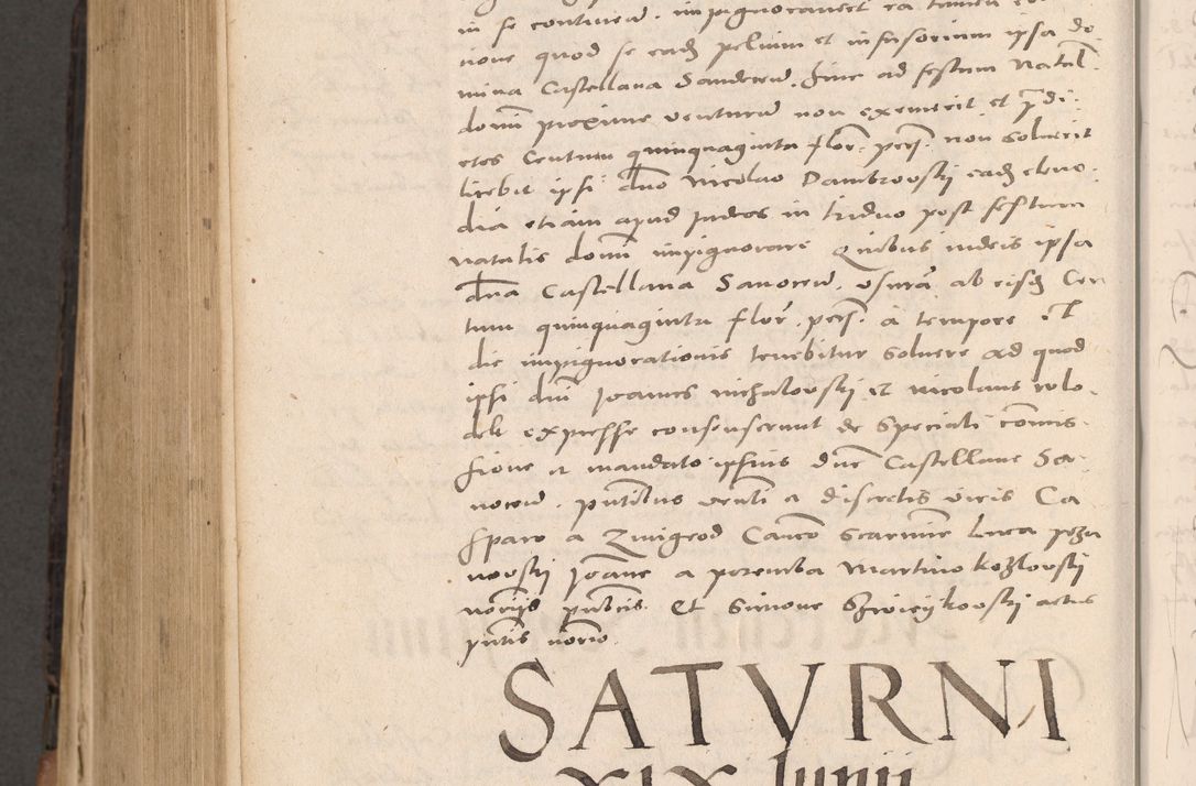 Zdjęcie nr 834 dla obiektu archiwalnego: Acta actorum causarum, sententiarum tam diffinitivarum quam interloquutoriarum, decretorum, obligationum, quietationum et constitutionum procuratorum coram reverendo domino Stanislao Schlomovski praeposito Calissiensi, archidiacono Sandecensi, canonico vicarioque in spiritualibus generali Cracocoviensi ad annum Domini millesimum quingentesimum quinquagesimum sextum, cuius indicatio quatuor decima, pontificatus sanctissimi in Christo patris domini Pauli divina providencia pape quarti anno ipsius